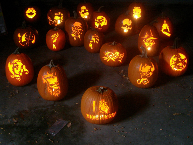 Pumpkin Carving Patterns and Stencils - Zombie Pumpkins! - Galleries