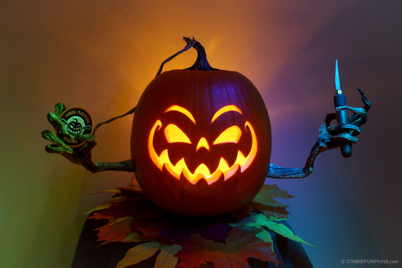 Zombie Pumpkin Carving Patterns